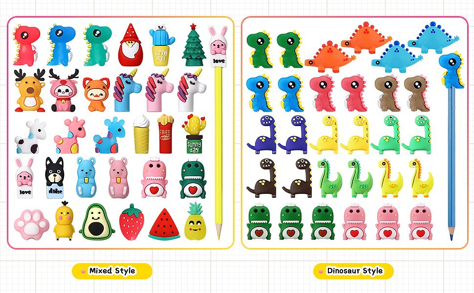 silicone pencil toppers